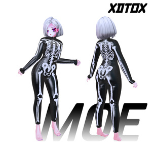 [5アバター対応] SKELETON skin for jumper suit [material] 缩略图 4