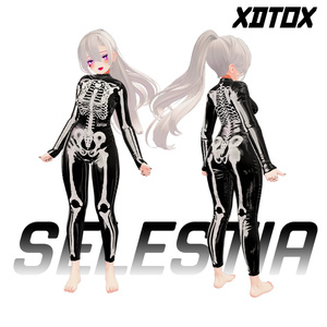 [5アバター対応] SKELETON skin for jumper suit [material] 缩略图 7