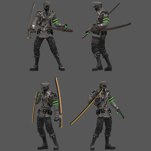 【VRC想定】Edge Tonfa（トンファー型ソード） 缩略图 2