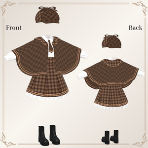 【11アバター対応】探偵のポンチョ #DetectivePoncho 缩略图 2