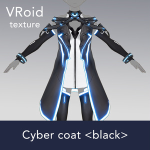 【VRoid texture 19】サイバーコート