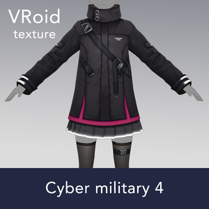 【VRoid texture 23】サイバーミリタリー４