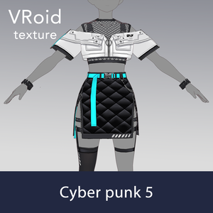 【VRoid texture 45】サイバーパンク5