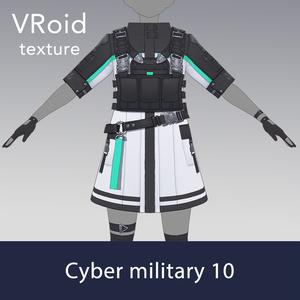 [VRoid texture 48] Cyber Military 10