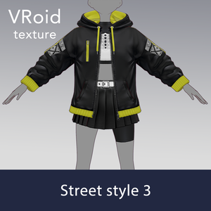 【VRoid texture 50】ストリートスタイル3