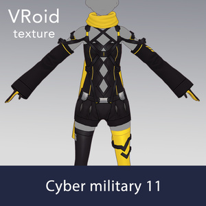 [VRoid texture 51] Cyber Military 11