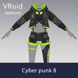 [VRoid texture 54] Cyberpunk 8