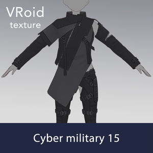 [VRoid texture 63] Cyber Military 15