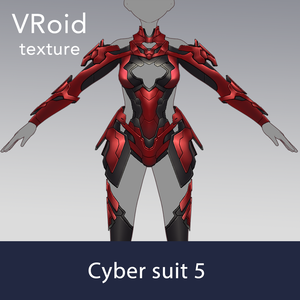 【VRoid texture 65】サイバースーツ5