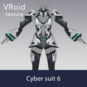 【VRoid texture 67】サイバースーツ6