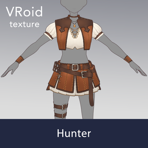 【VRoid texture 70】ハンター