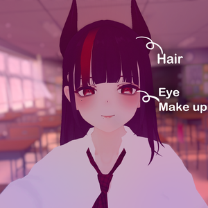 [くろなつ]  Hair/Eye Make up ( Kuronatu , 쿠로나츠 , 텍스쳐 ) 