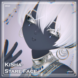 【キシャ-Kisha】 Stare Face-BlendShape 缩略图 3