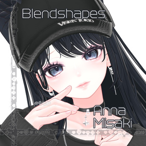 【海咲 -Misaki 】🍇Anna🍇Face BlendShape Animation