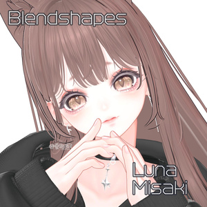 【海咲 -Misaki 】🍊Luna🍊Face BlendShape Animation 缩略图 2