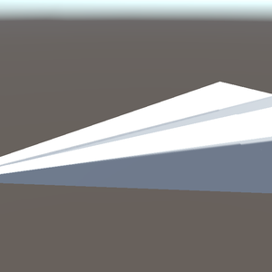 【unitypackage、fbx】折り紙 紙飛行機