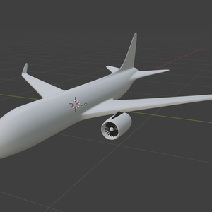 【unitypackage、fbx】飛行機