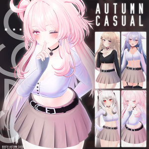 【5アバター対応】 Autumn Casual VRC用
