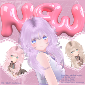 [3D Alpha hair] Layerd Hush-cut HAIR