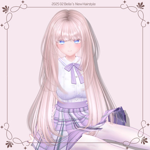 [3D Alpha hair] Long Layerd HAIR 缩略图 3