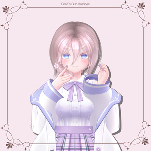 【7アバター対応】 Bun HAIR 【VRChat用ヘアモデル】 缩略图 8