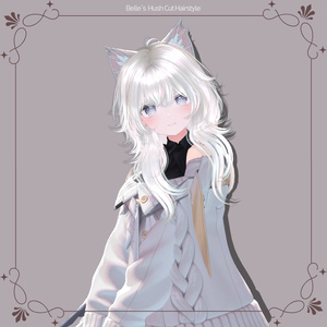 【7アバター対応】 Hush-cut HAIR 2.0【VRChat用ヘアモデル】 缩略图 8