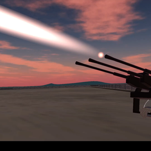 【VRChat想定】三連装対空機銃
