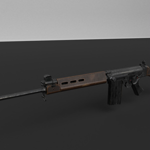 FN FAL unityアセット