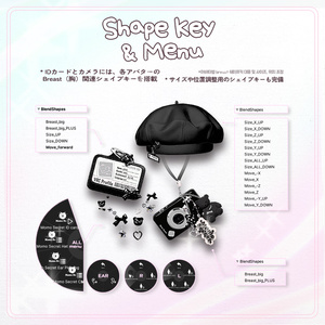 【9アバター】Spring School Accessory Set 【全6色 / 名札改変OK / キーリング＆ピンON・OFF】 缩略图 12