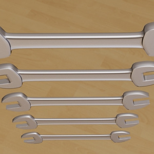 スパナ3Dモデル　5種 缩略图 2