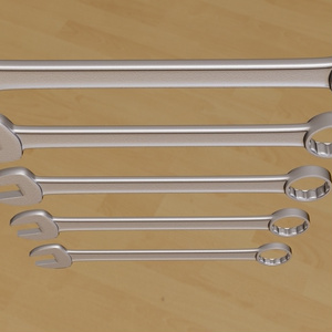 スパナ/レンチ3Dモデル　5種 缩略图 3