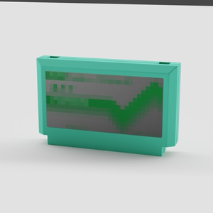 レトロゲームカセット3Dモデル　19個セット 缩略图 3