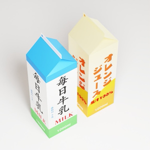 紙パックドリンク3Dモデル 缩略图 6