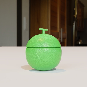 メロンアイス3Dモデル 缩略图 5