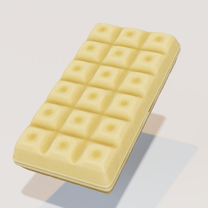 モナカ風アイス3Dモデル