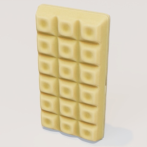 モナカ風アイス3Dモデル 缩略图 3