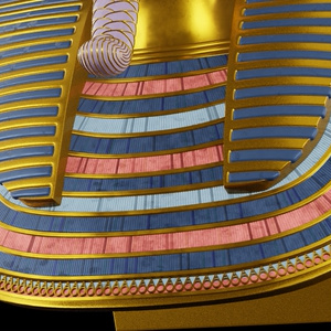 ツタンカーメン黄金のマスク　3Dモデル 缩略图 4