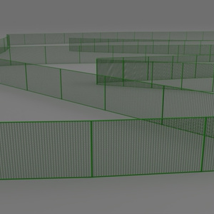 グリーンフェンス　3Dモデル 缩略图 9