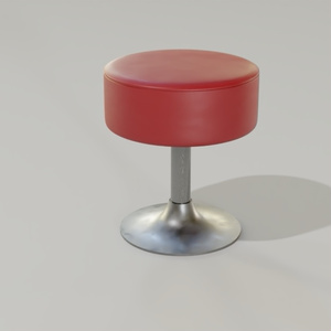 ゲーセンの椅子C　3Dモデル 缩略图 2