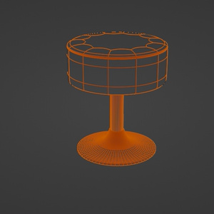 ゲーセンの椅子C　3Dモデル 缩略图 5