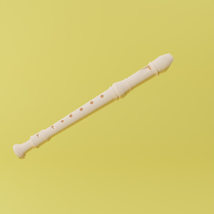 リコーダーA　3Dモデル 缩略图 3