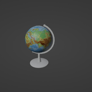 教室の付属品　3Dモデル 缩略图 9