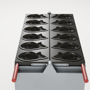 たい焼き器B　3Dモデル 缩略图 4
