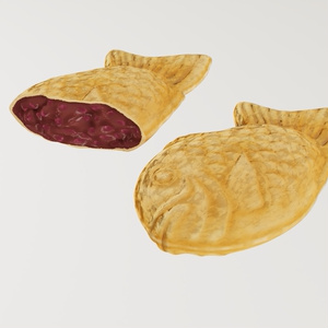 たい焼き器B　3Dモデル 缩略图 7