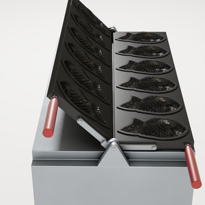 たい焼き器B　3Dモデル 缩略图 5