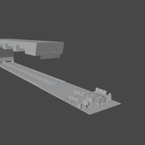 ボーリング場　3Dモデル 缩略图 3