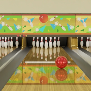 ボーリング場　3Dモデル 缩略图 5