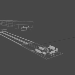 ボーリング場　3Dモデル 缩略图 4