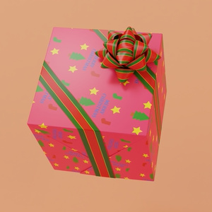 クリスマスプレゼント　3Dモデル 缩略图 5