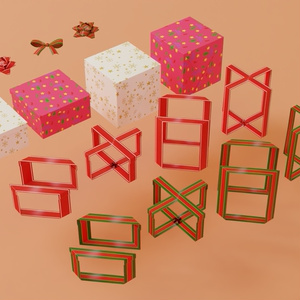 クリスマスプレゼント　3Dモデル 缩略图 2